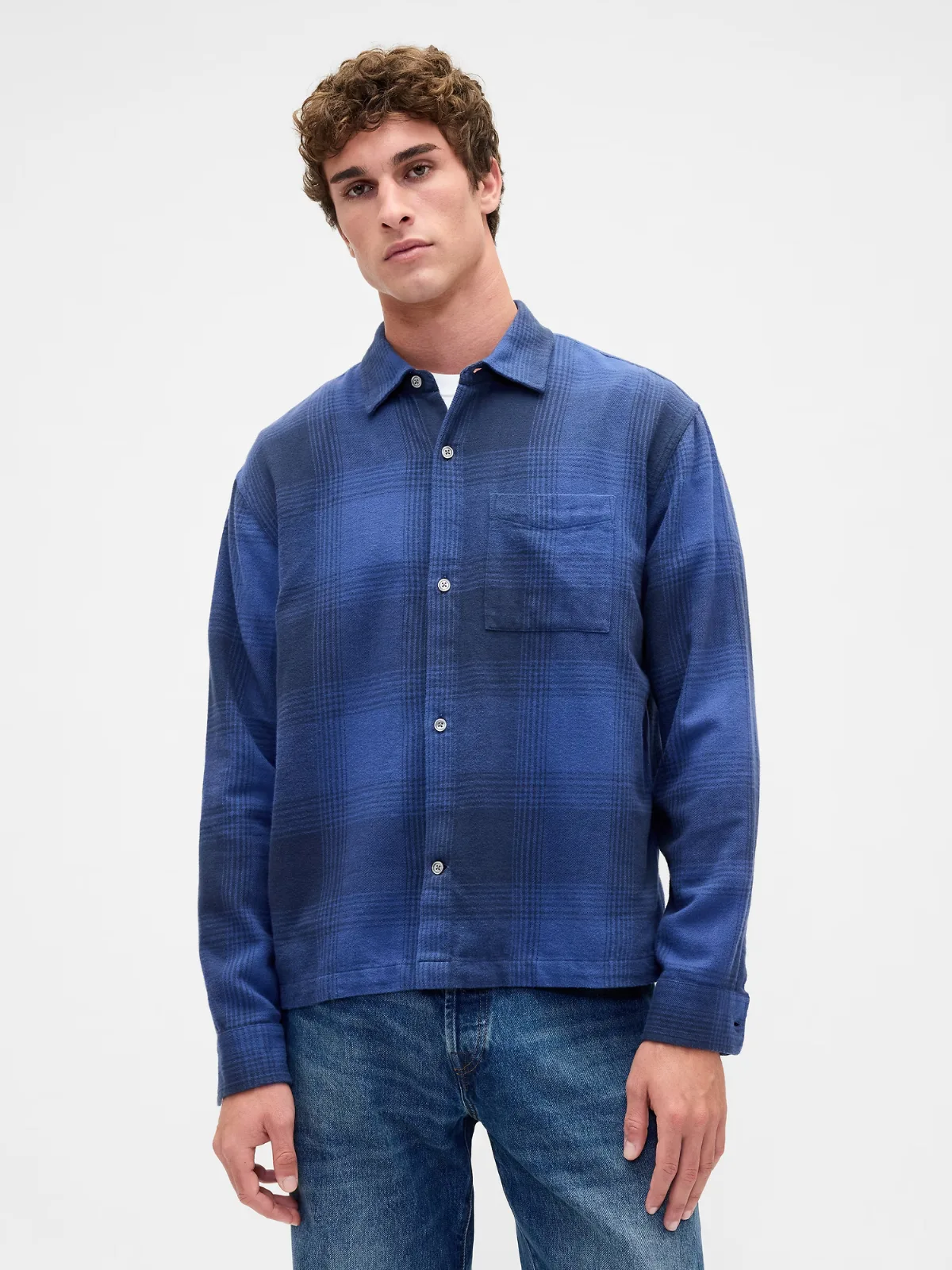 Relaxed Flannel Shirt by Gap