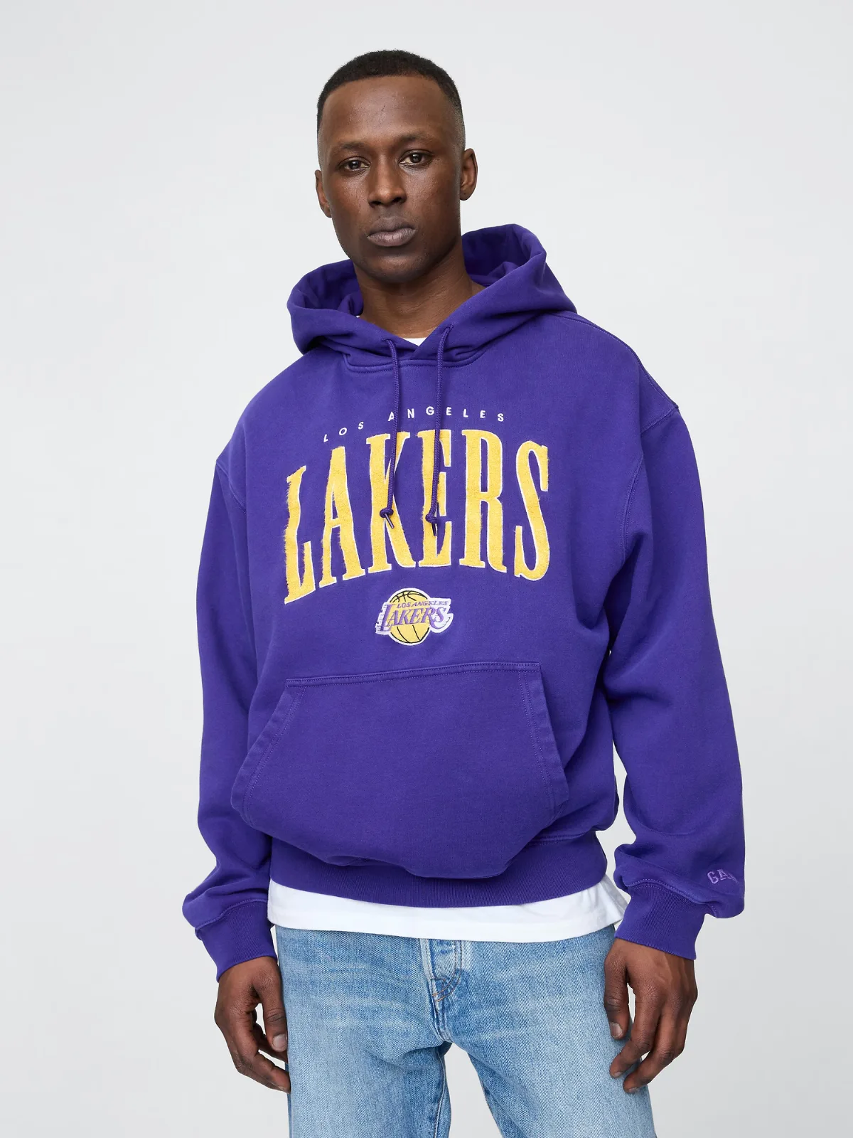 NBA Los Angeles Lakers Logo Heavyweight Hoodie by Gap