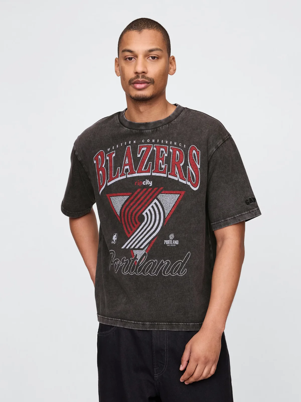 NBA Portland Blazers Graphic T-Shirt by Gap
