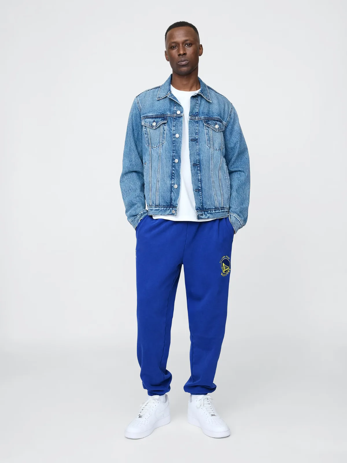 NBA Golden State Warriors Logo Heavyweight Joggers by Gap