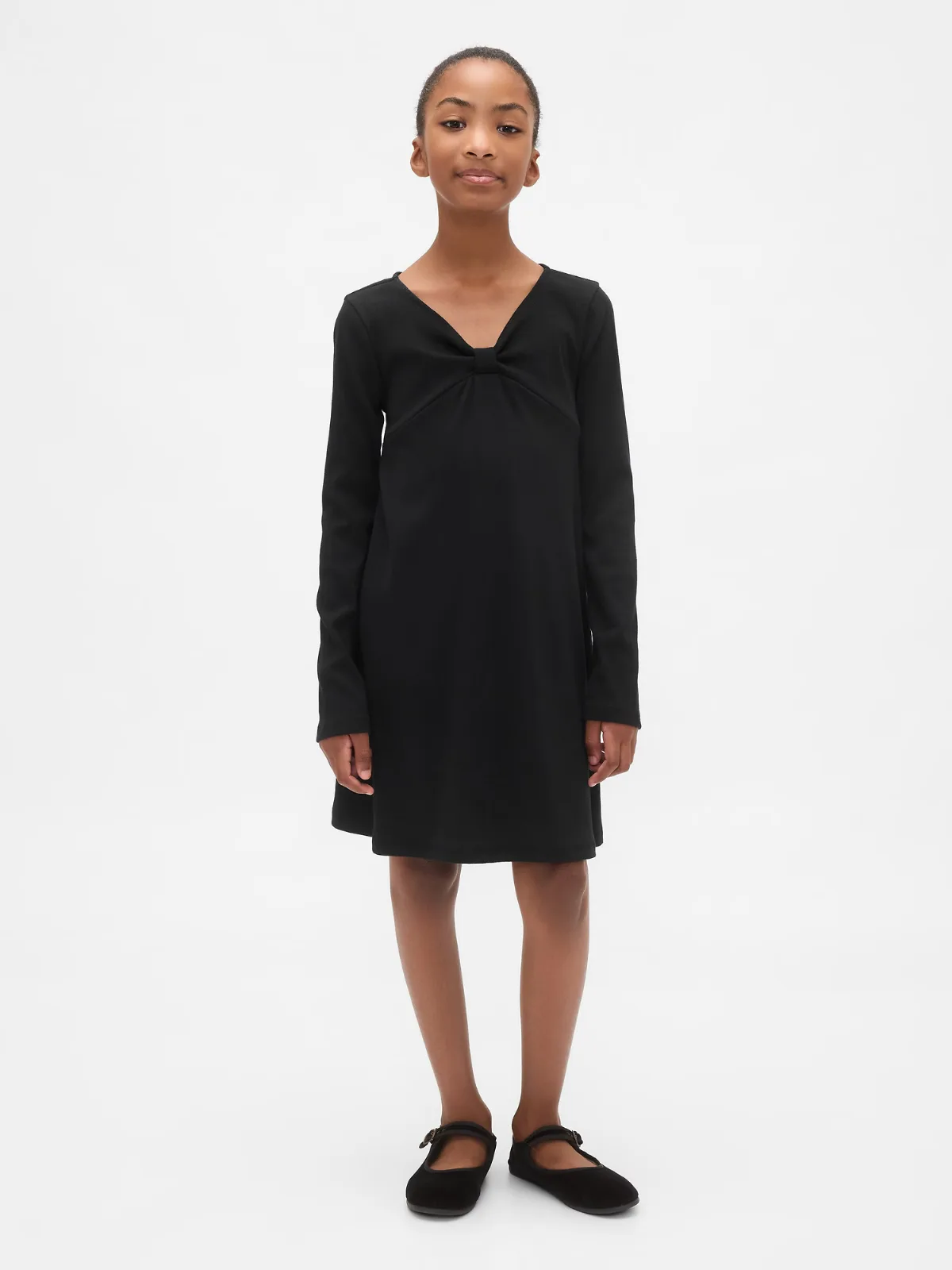 Rib Bow Dress by Gap