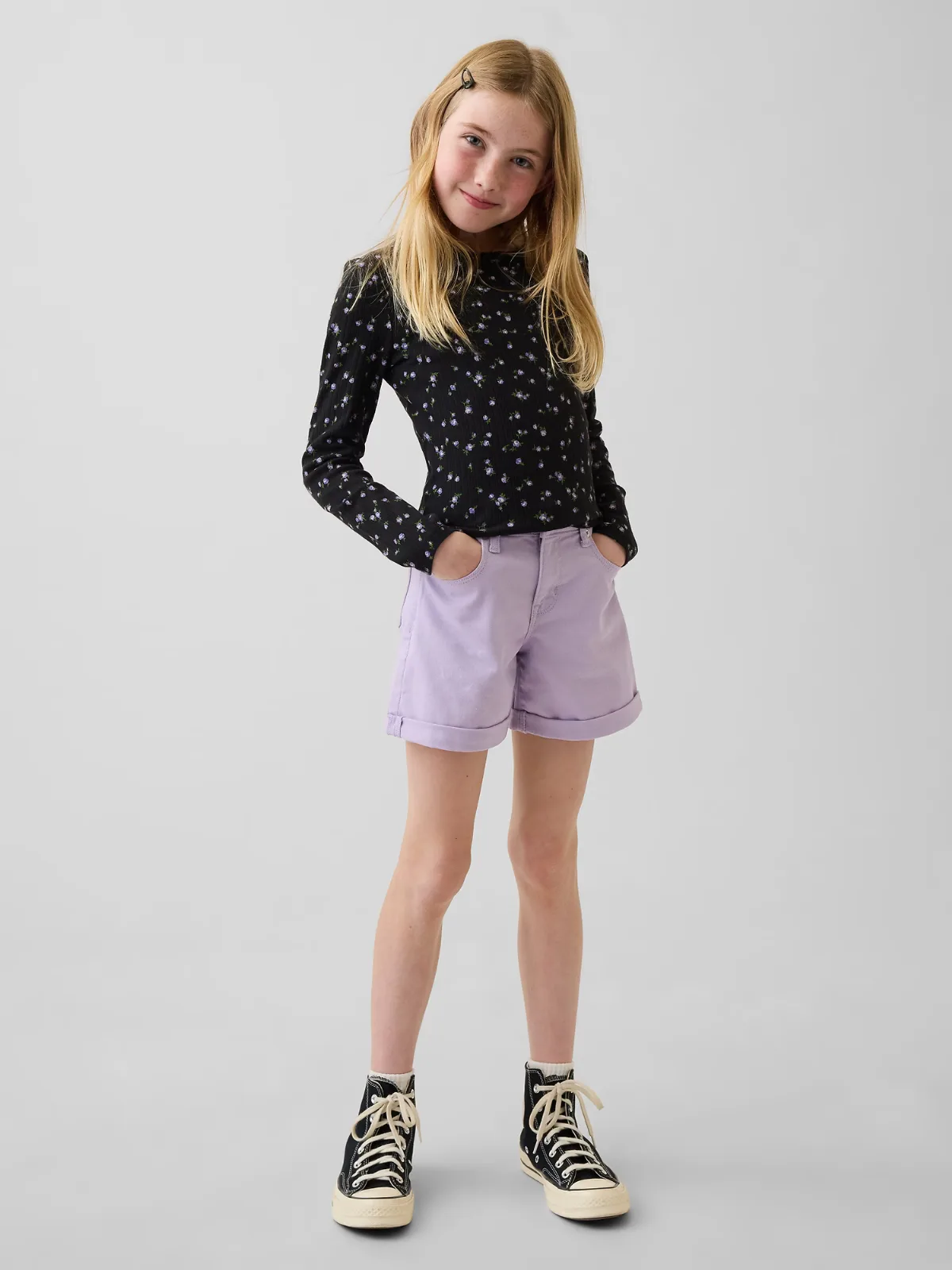 Denim Midi Shorts by Gap
