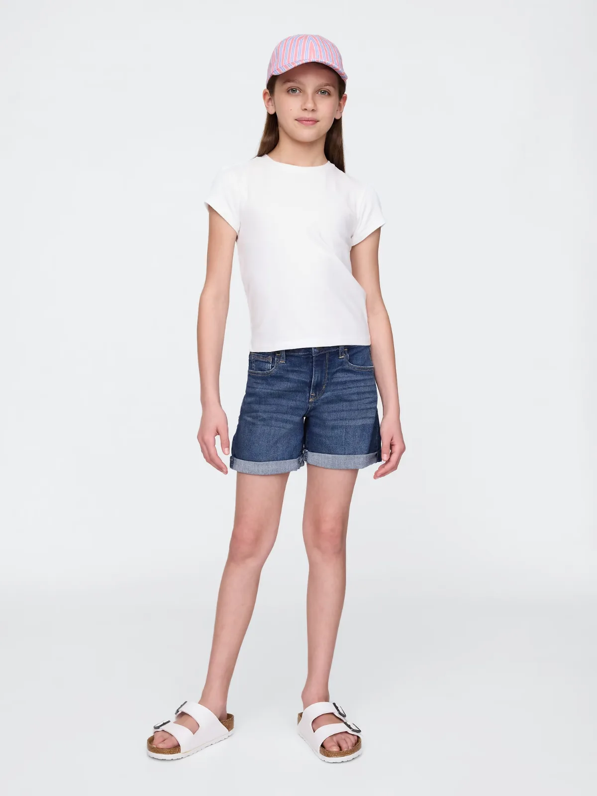 Denim Midi Shorts by Gap