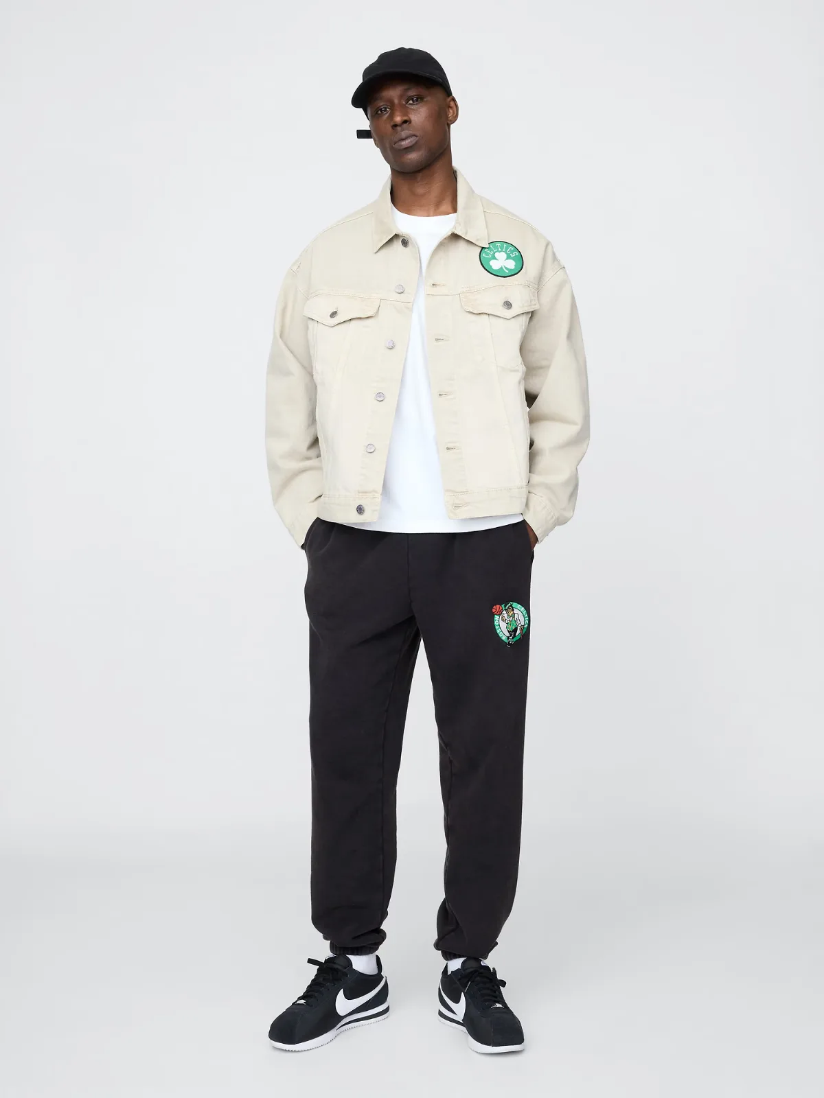 NBA Boston Celtics Logo Heavyweight Joggers by Gap