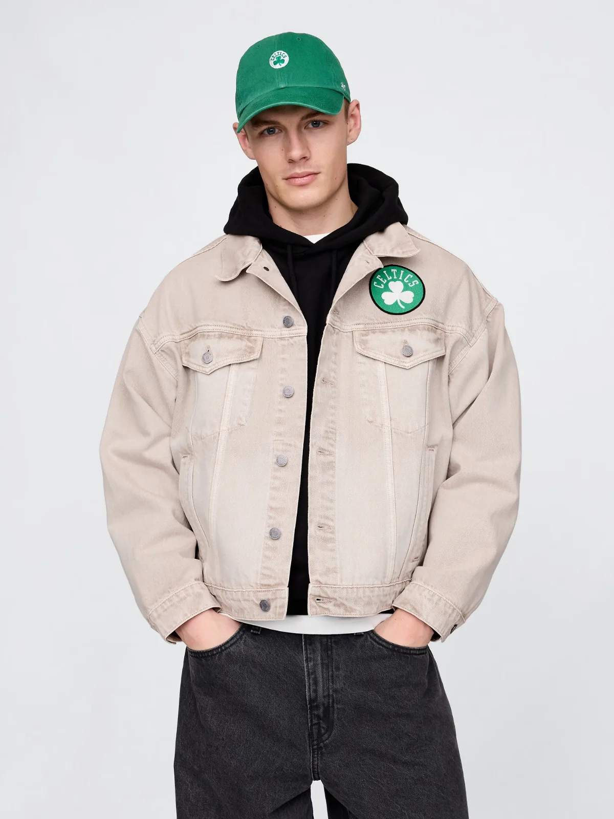 NBA Boston Celtics Icon Denim Jacket by Gap