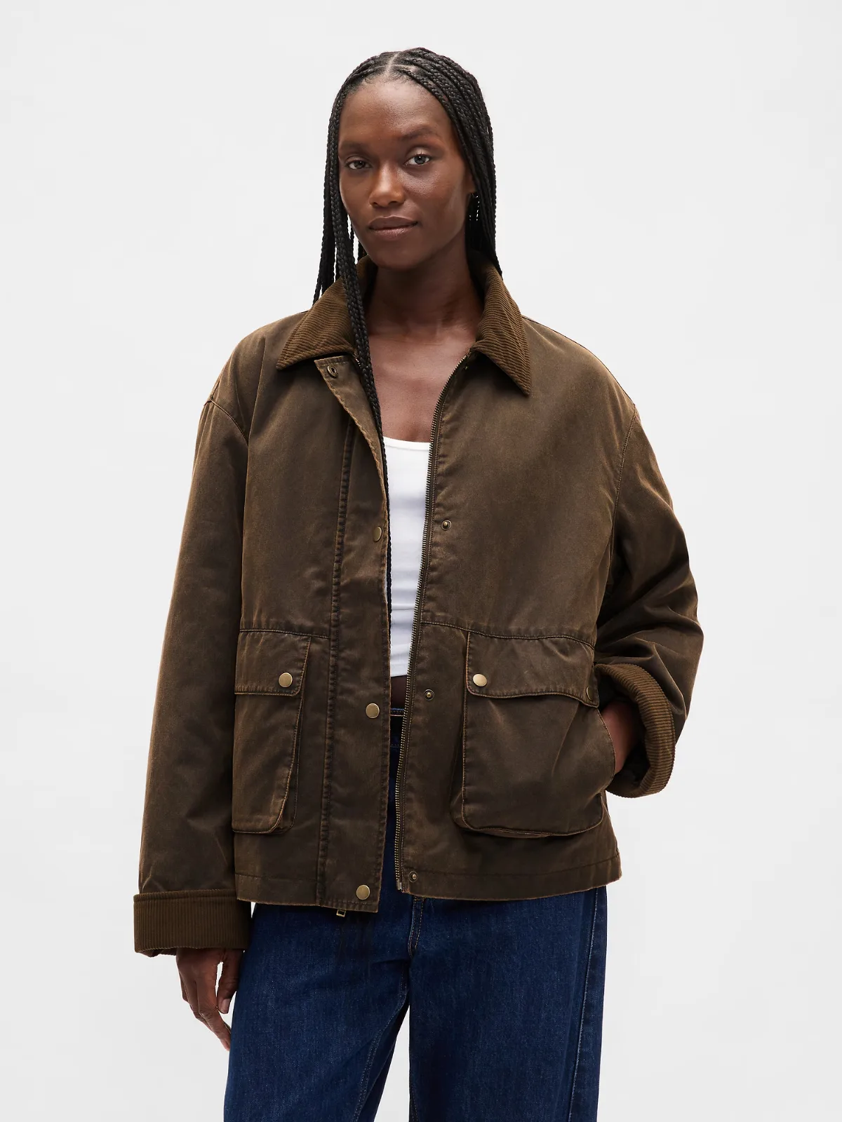 Waxed Canvas Barn Jacket by Gap