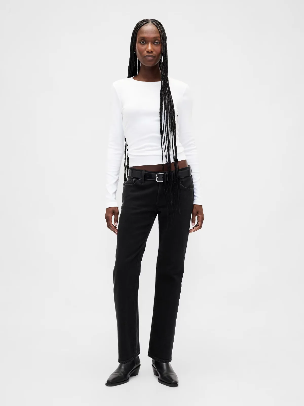 Low Rise 90s Slim Straight Jeans by Gap