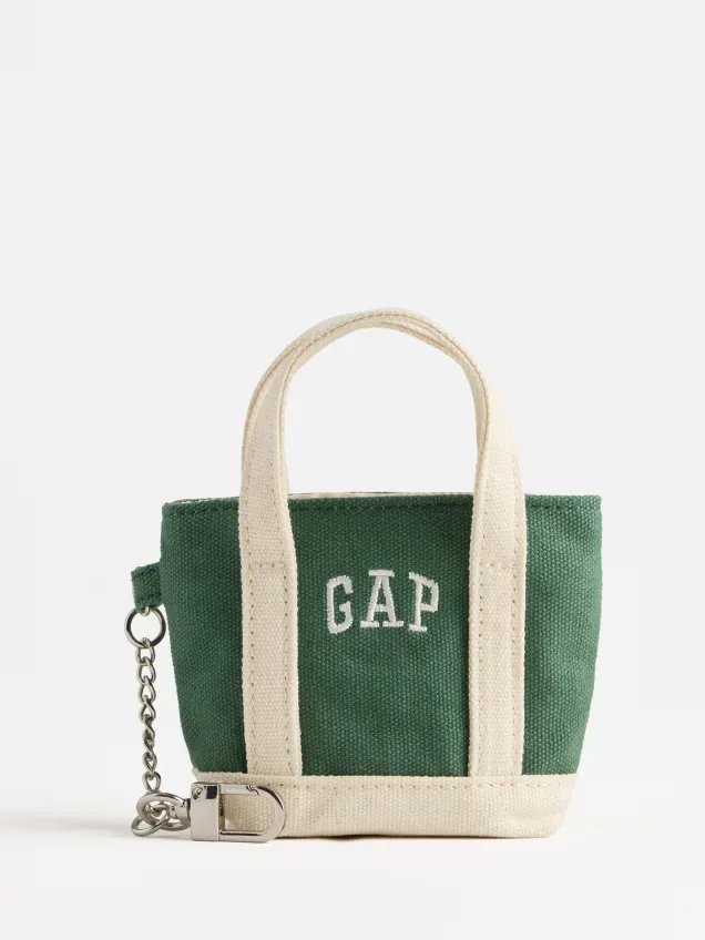 Logo Tote Keychain Charm by Gap