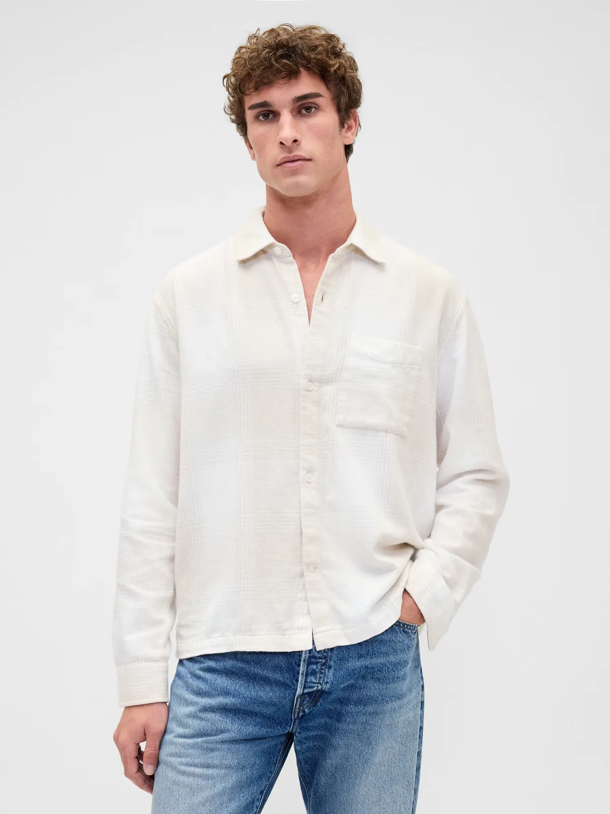 Relaxed Flannel Shirt by Gap