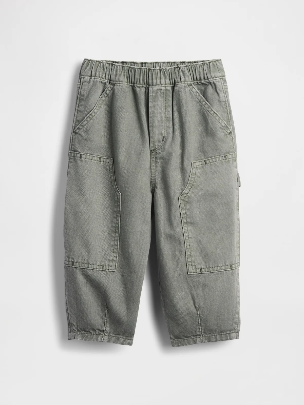 Pull-On Barrel Carpenter Jeans by Gap