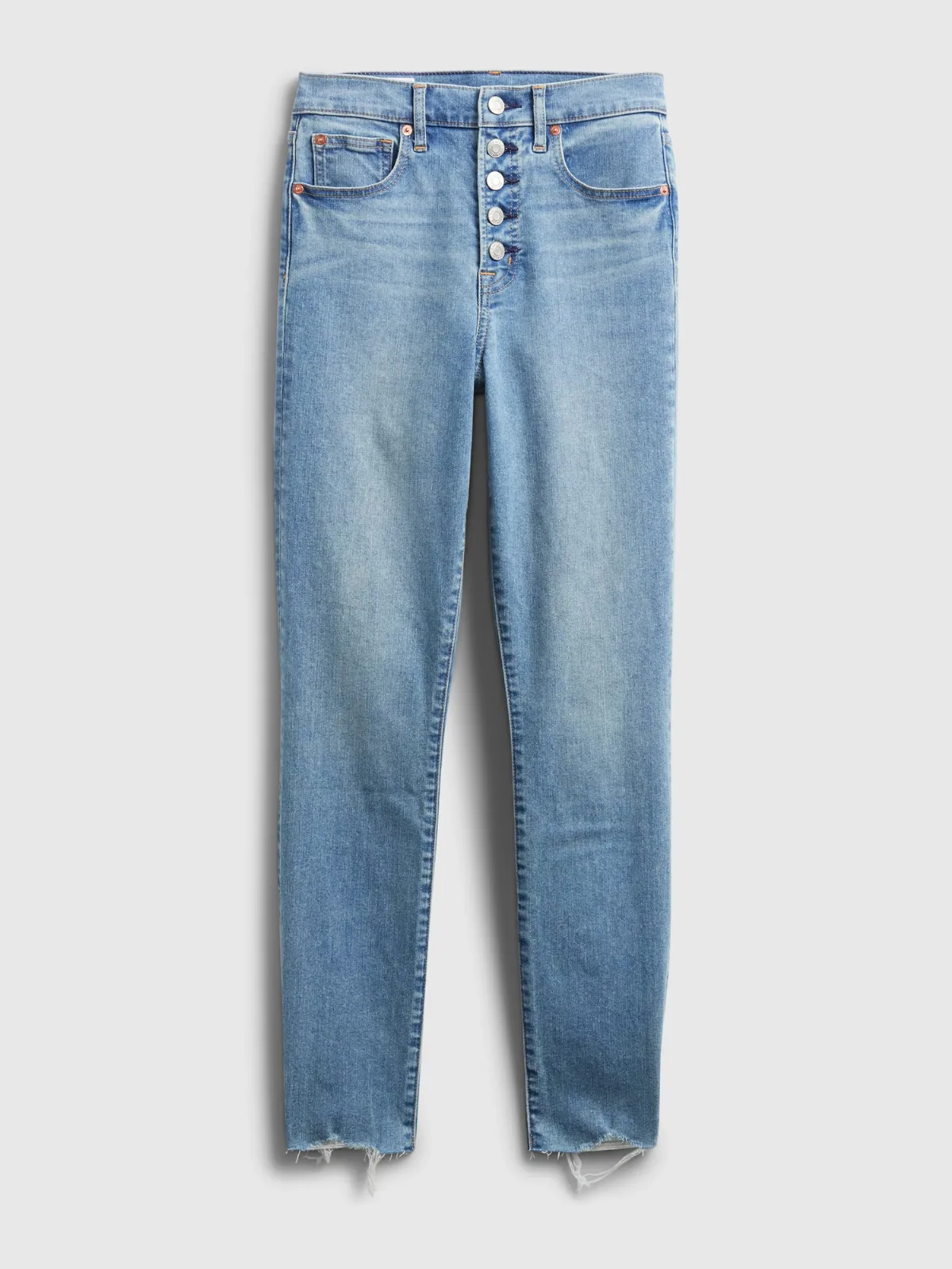 High Rise True Skinny Jeans with Secret Smoothing Pockets by Gap
