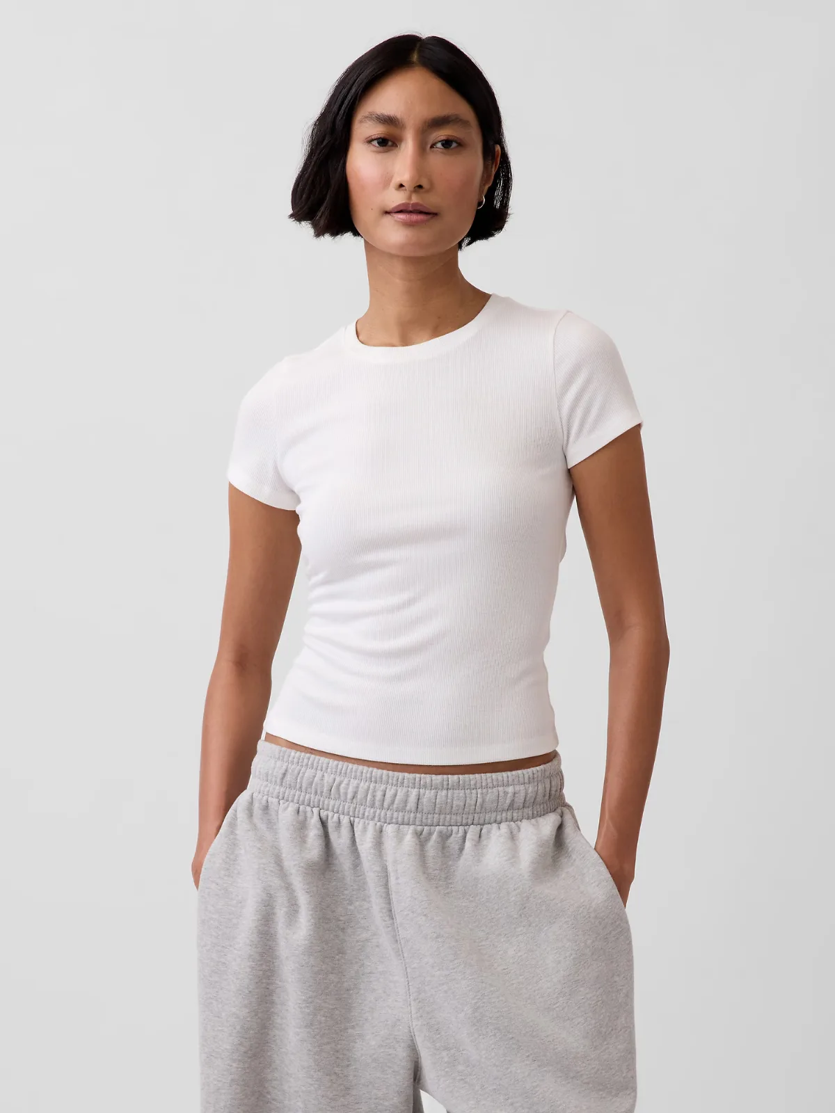 Mini Rib PJ T-Shirt by Gap