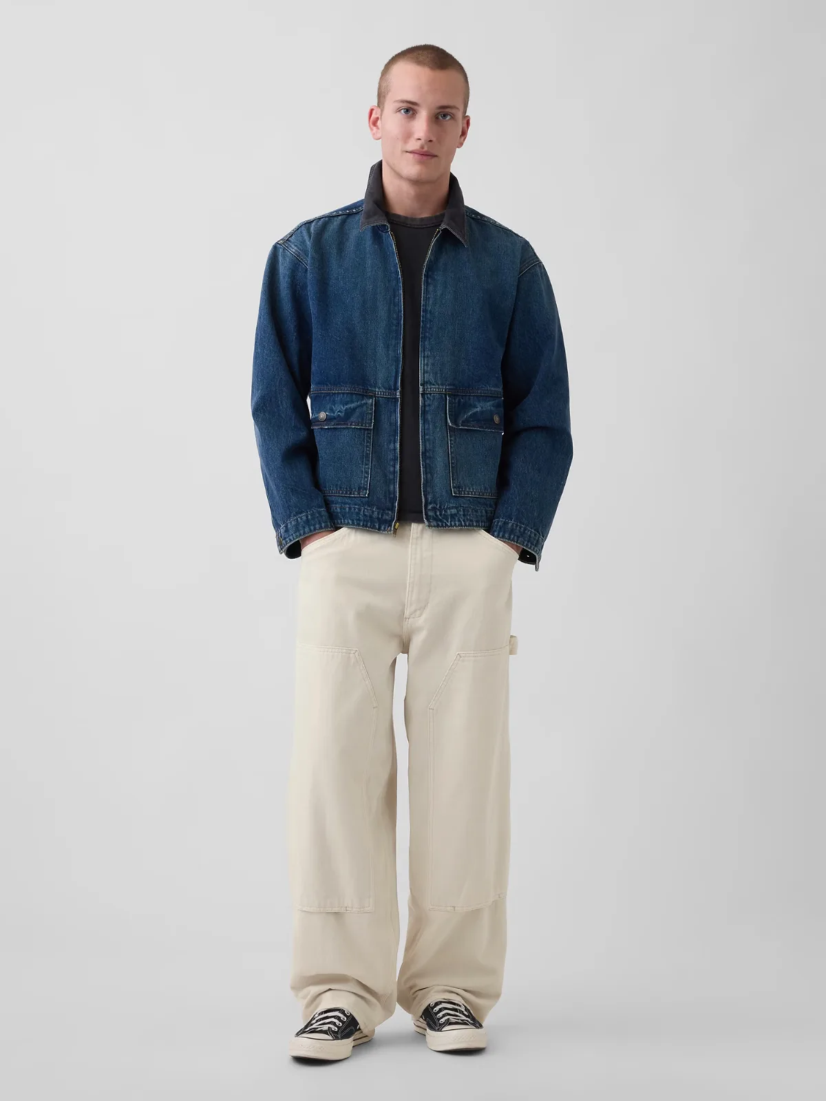 Extra Baggy Double-Knee Carpenter Jeans by Gap