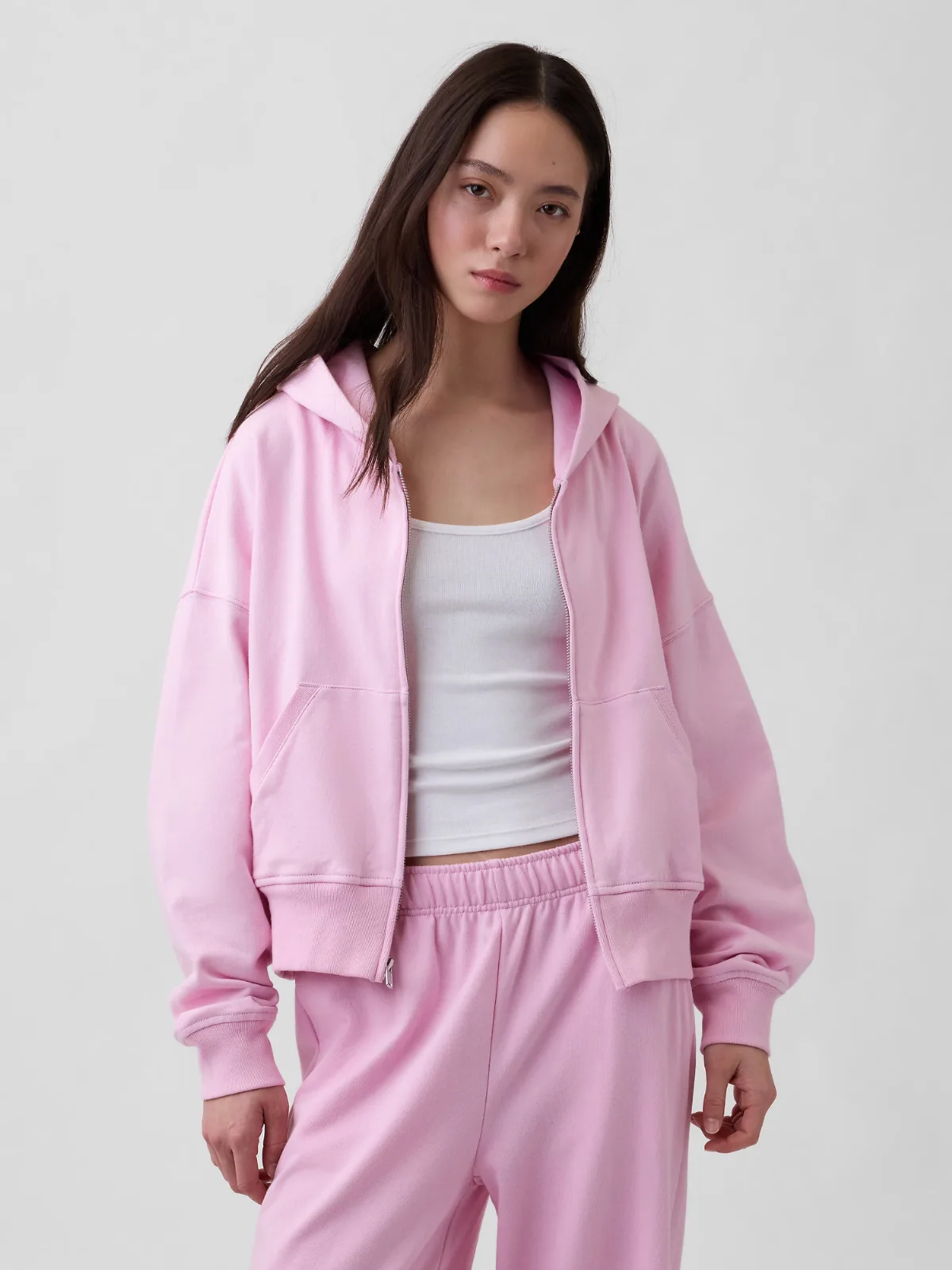 VintageSoft Terry Zip Hoodie by Gap