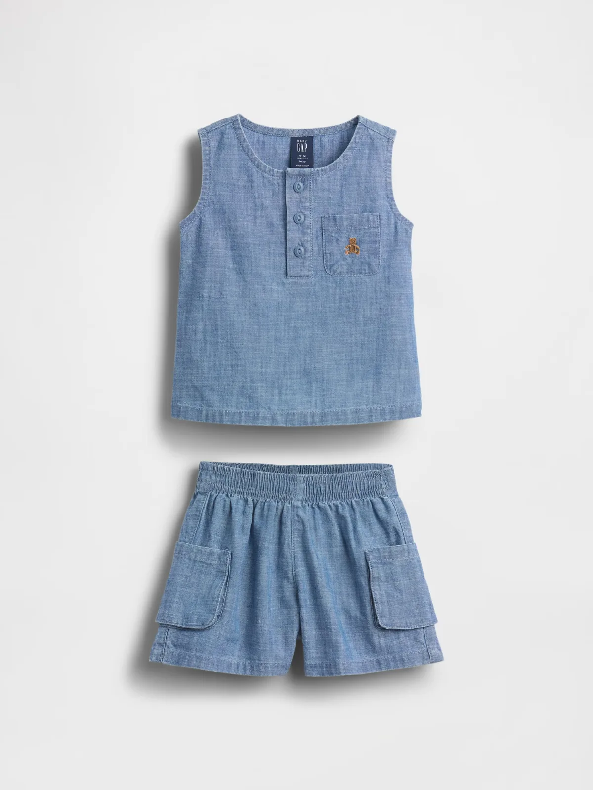 Baby Pocket Denim Outfit Set by Gap