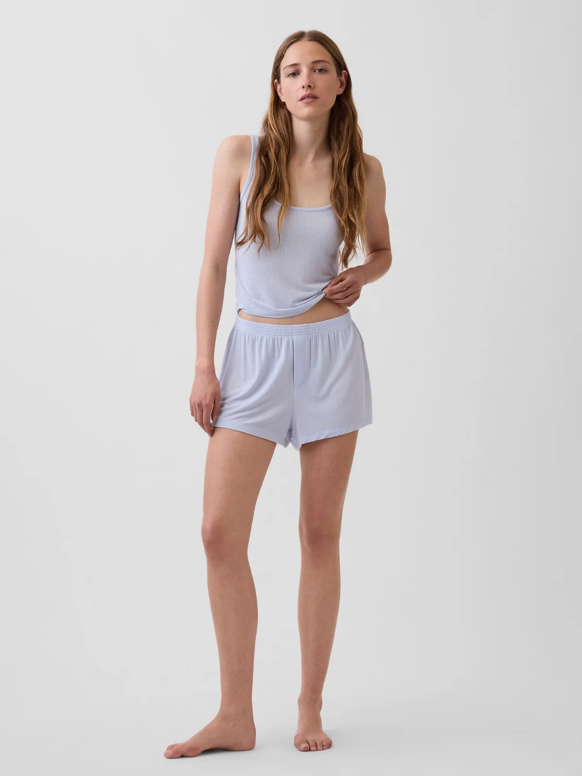 SoftMade Modal Rib PJ Shorts by Gap