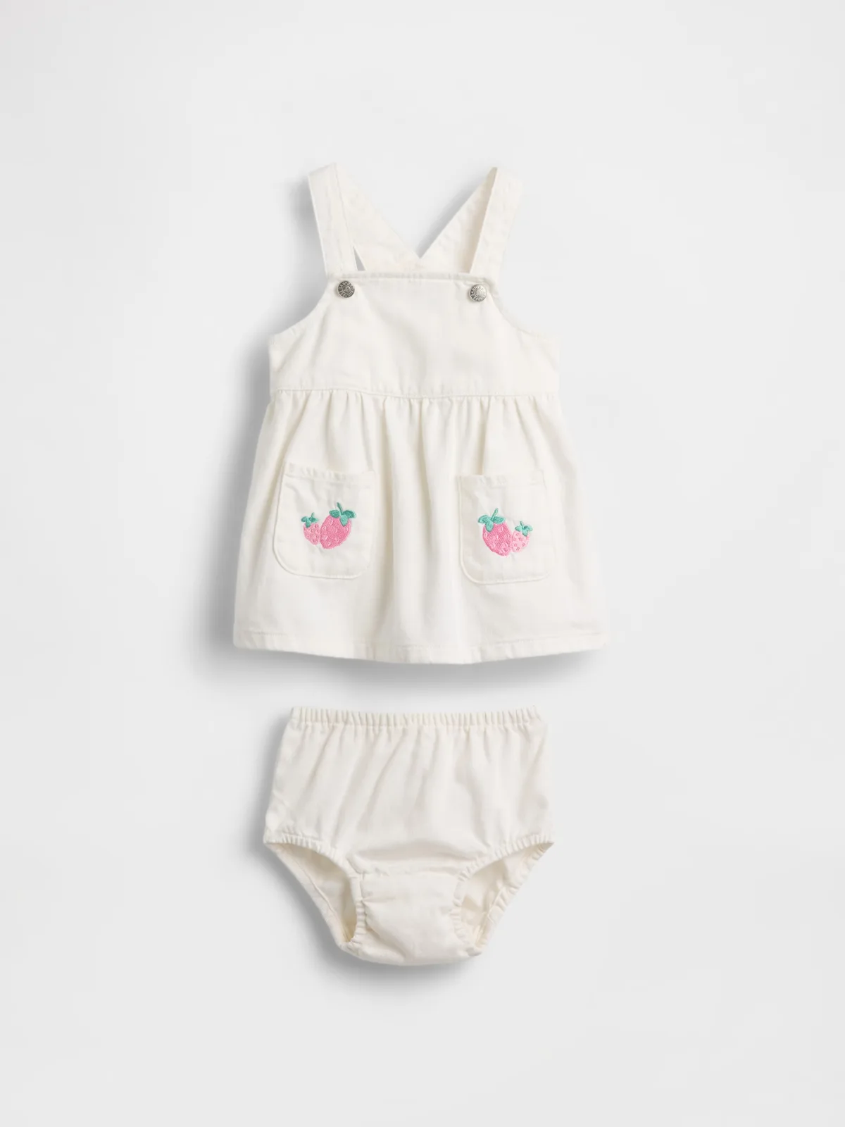 Denim Strawberry Skirtall Set by Gap