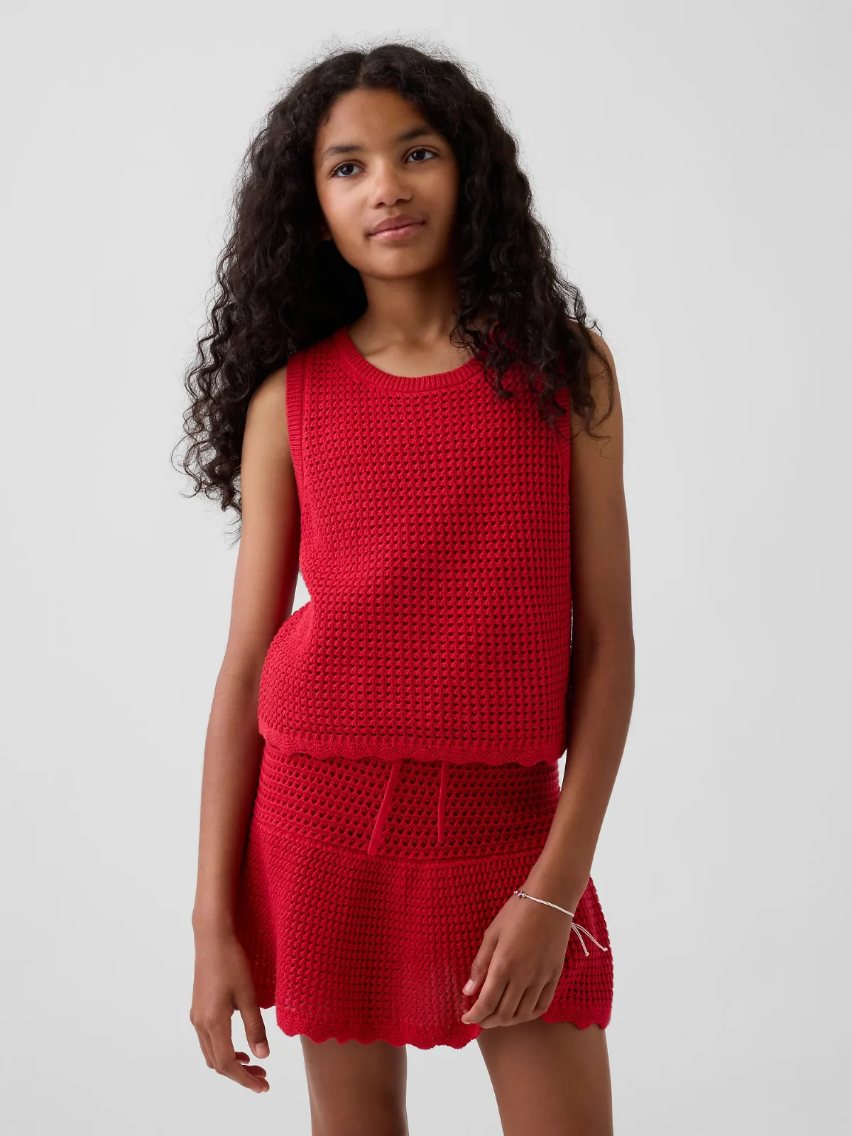 100% Cotton Crochet Tank Top by Gap