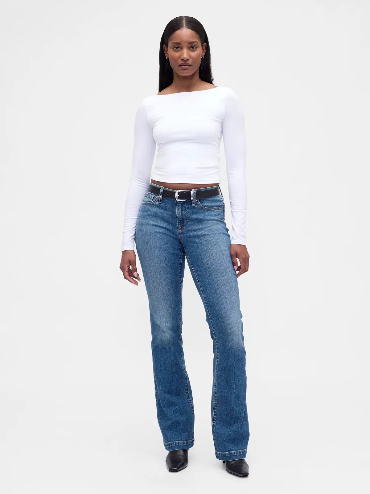 Curvy Low Rise Long & Lean Jeans by Gap