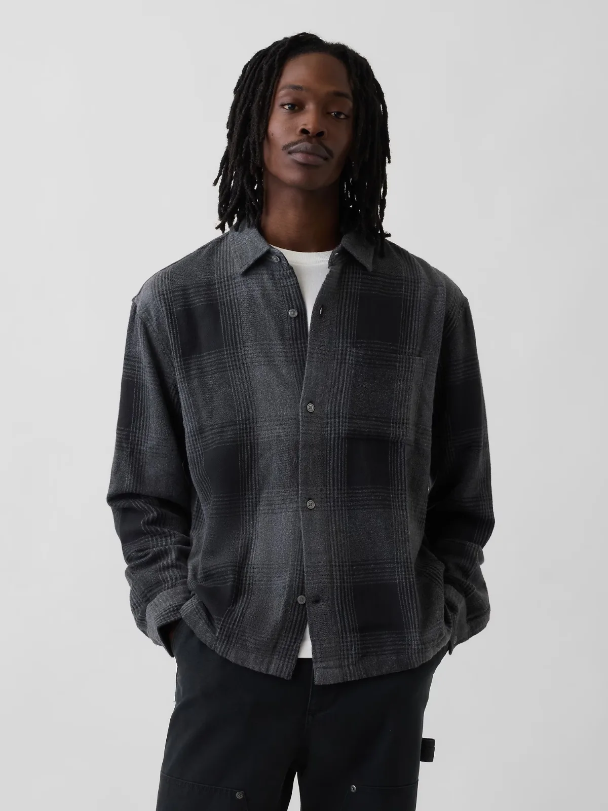 Relaxed Flannel Shirt by Gap