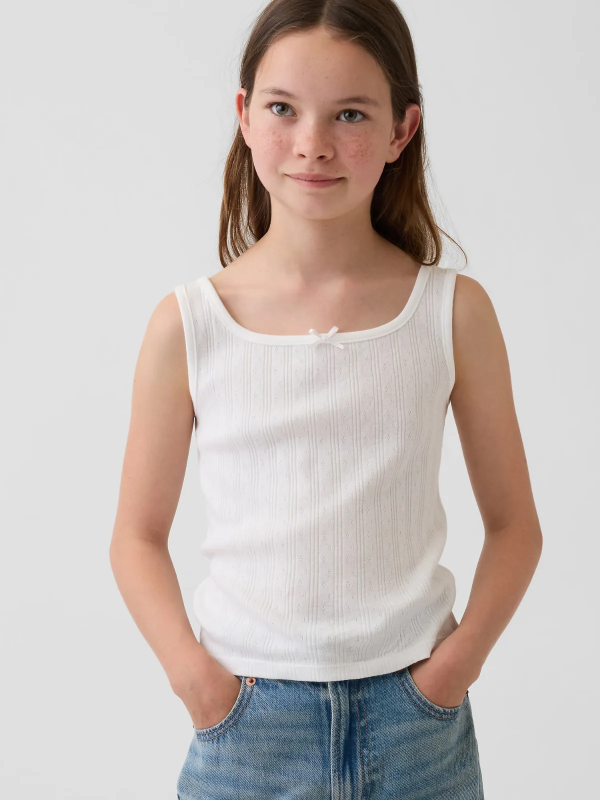 Pointelle Tank Top by Gap