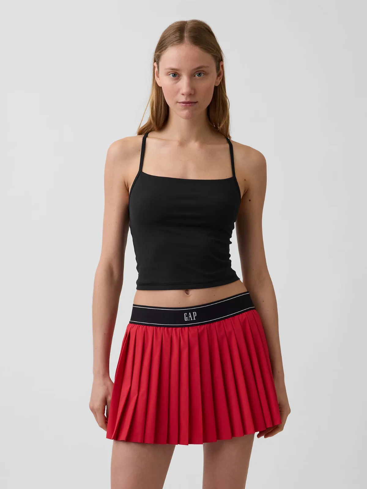GapFit Smooth Racerback Crop Tank Top by Gap