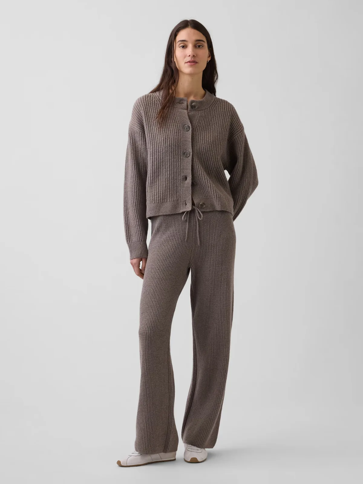 CashSoft Shaker-Stitch Sweater Pants by Gap
