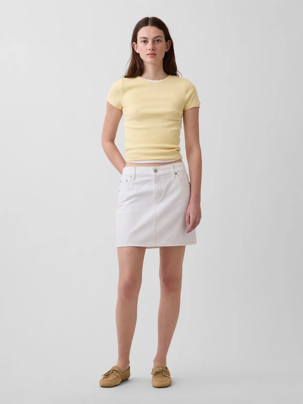Denim Mini Skirt by Gap