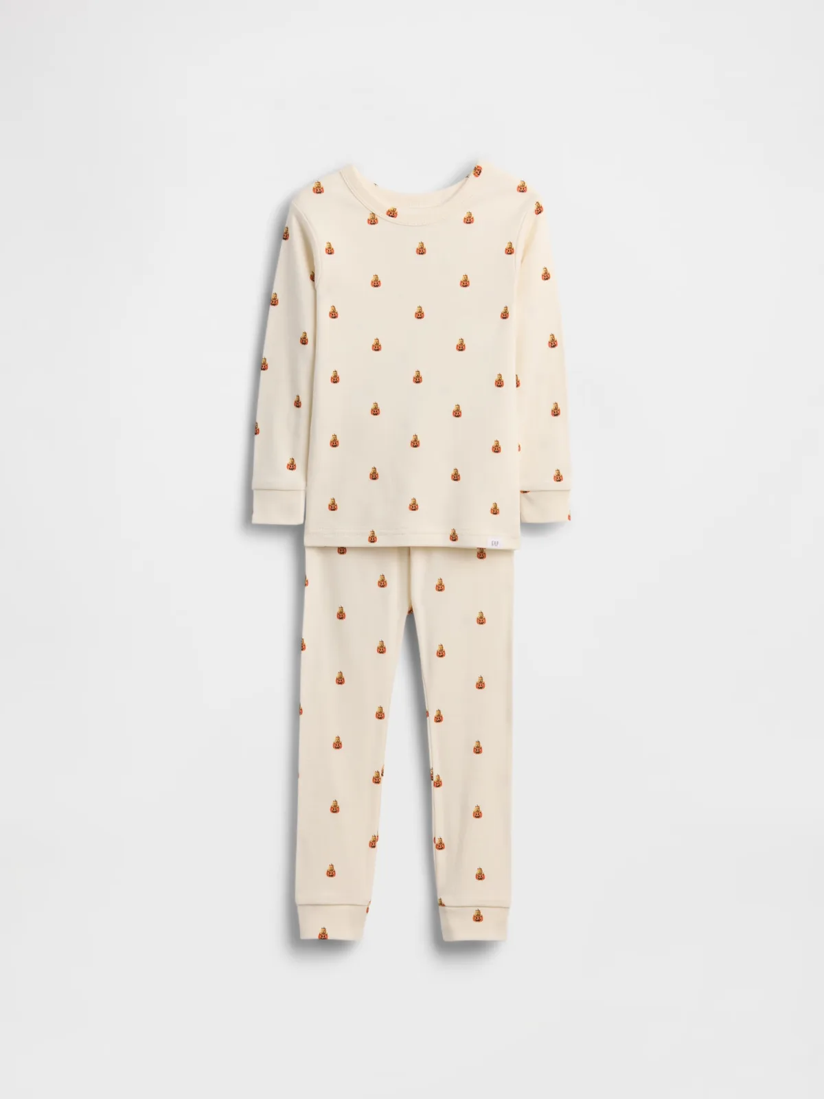 Organic Brushed Cotton Pumpkin Bear PJ Set by Gap
