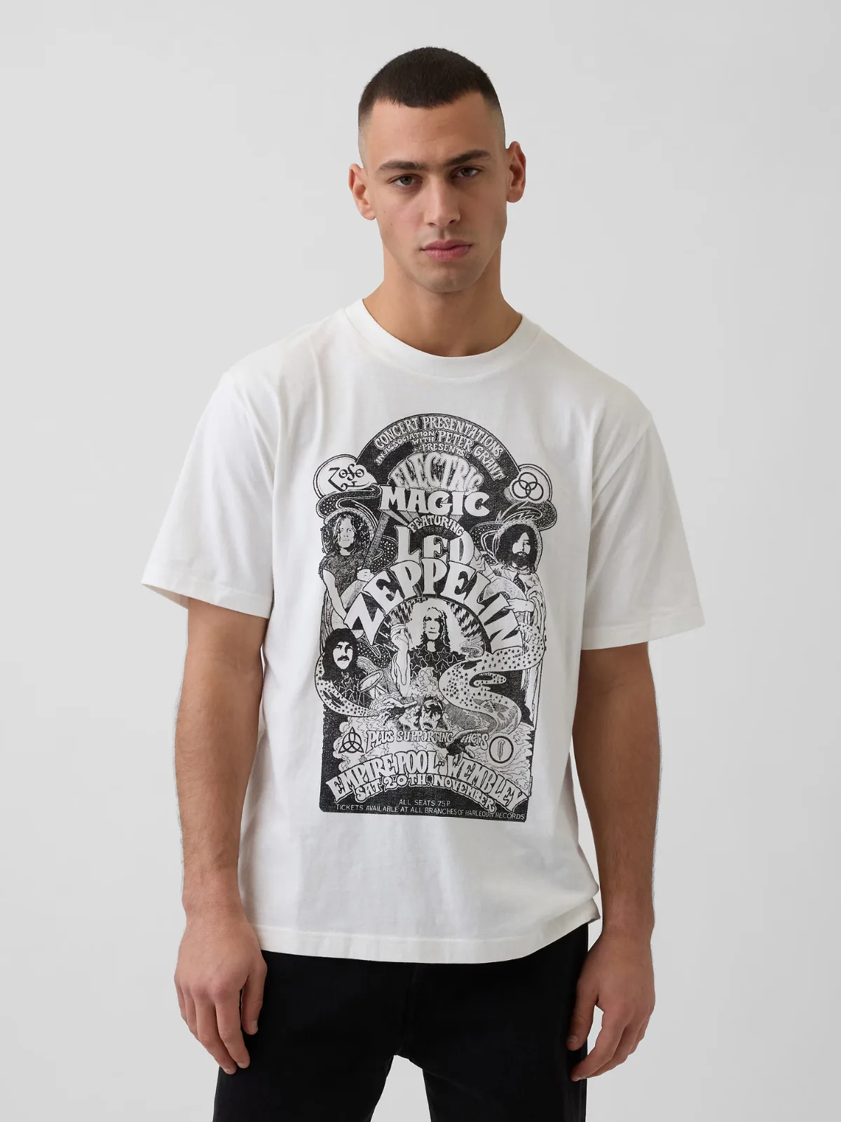 Led Zeppelin Relaxed Graphic T-Shirt by Gap