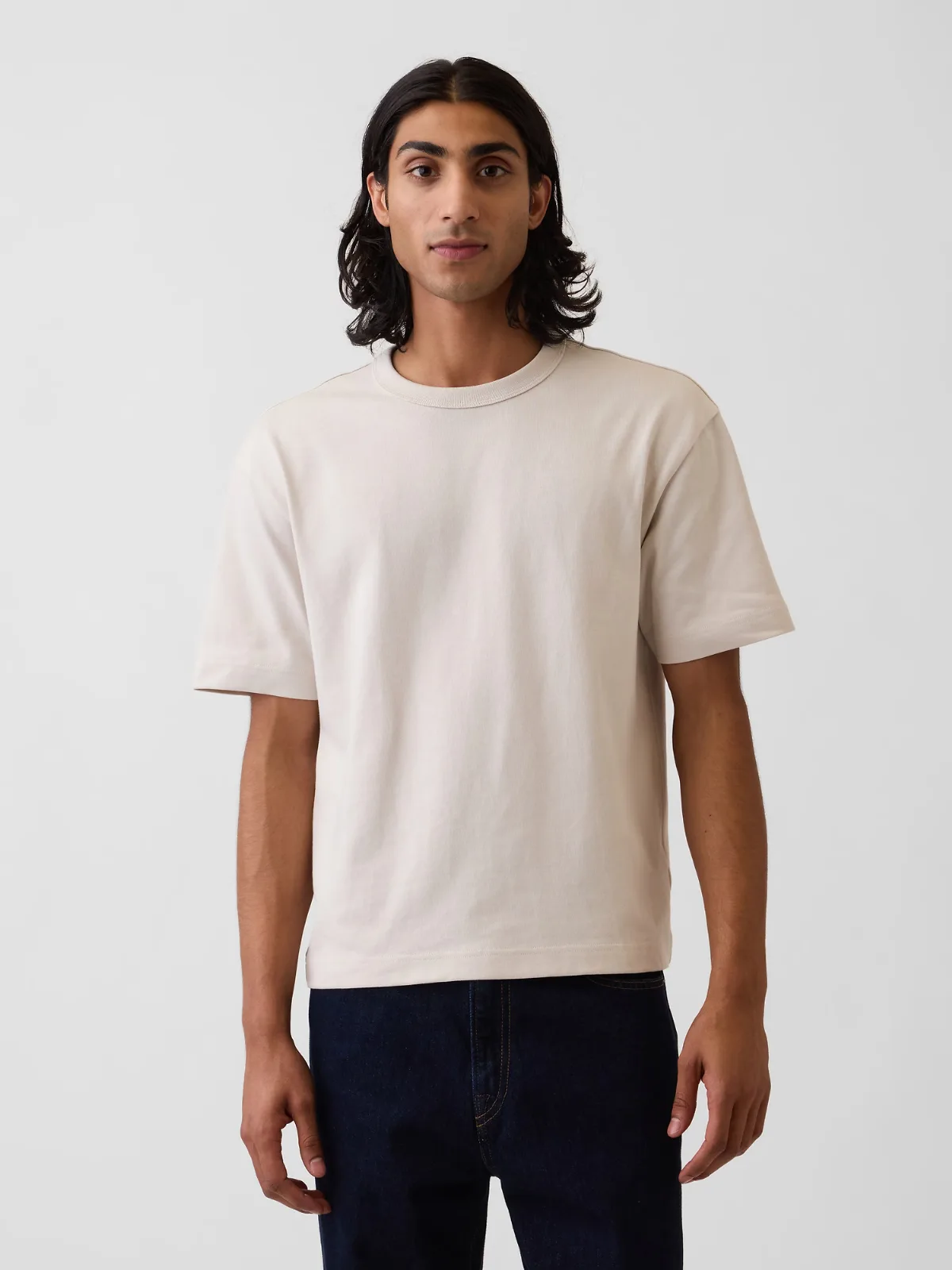 Heavyweight Crop T-Shirt by Gap