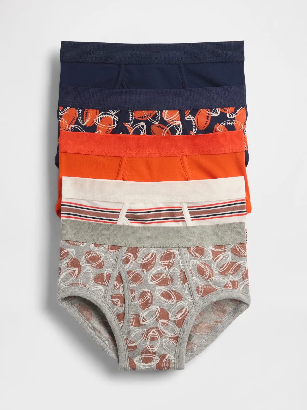Organic Stretch Cotton Briefs (5-Pack) by Gap