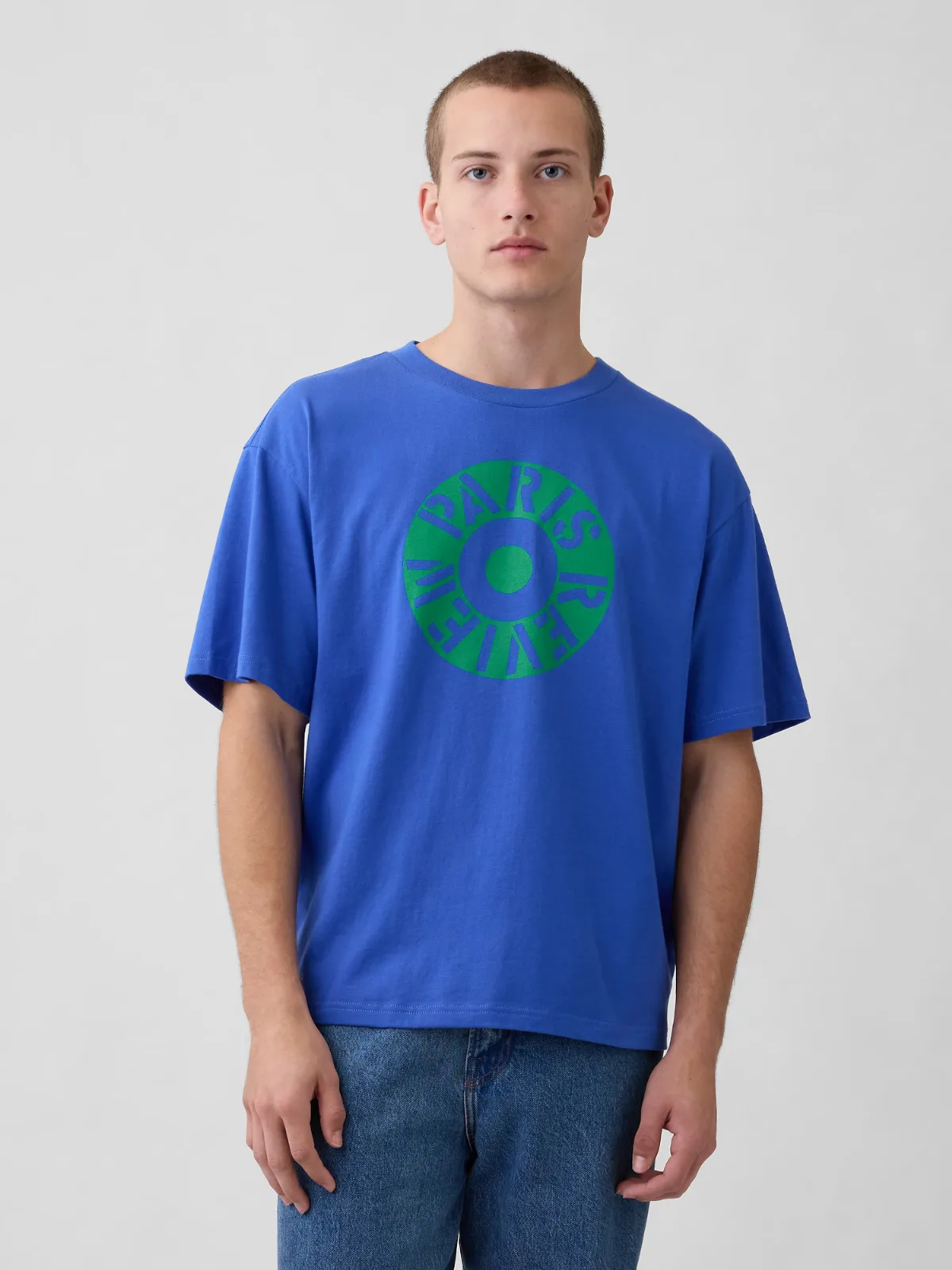 Robert Indiana Oversized Graphic T-Shirt by Gap
