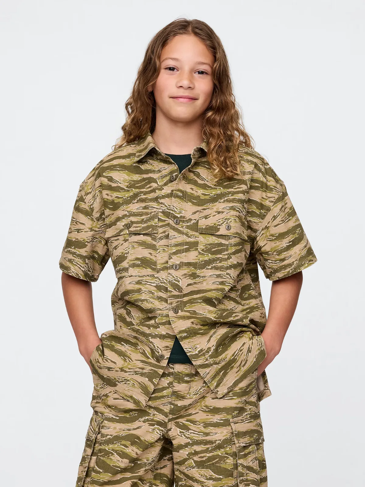 Ripstop Utility Shirt by Gap