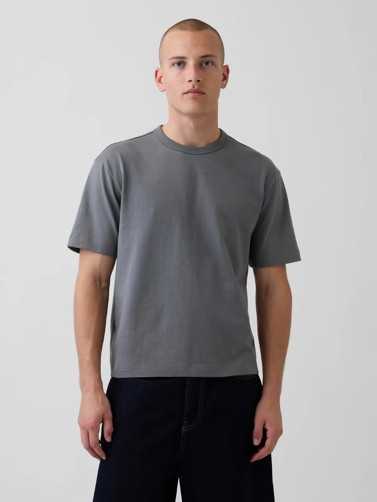 Heavyweight Crop T-Shirt by Gap