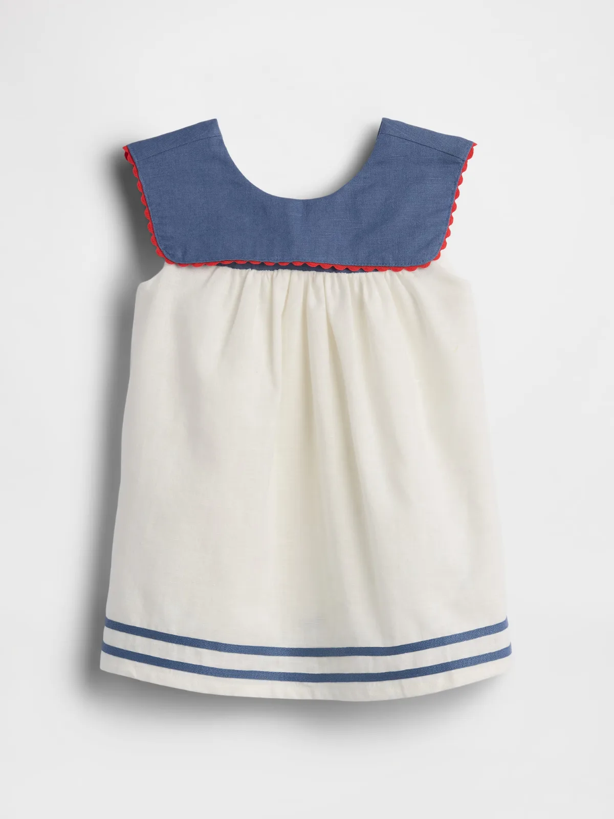 Linen-Cotton Sailor Dress by Gap
