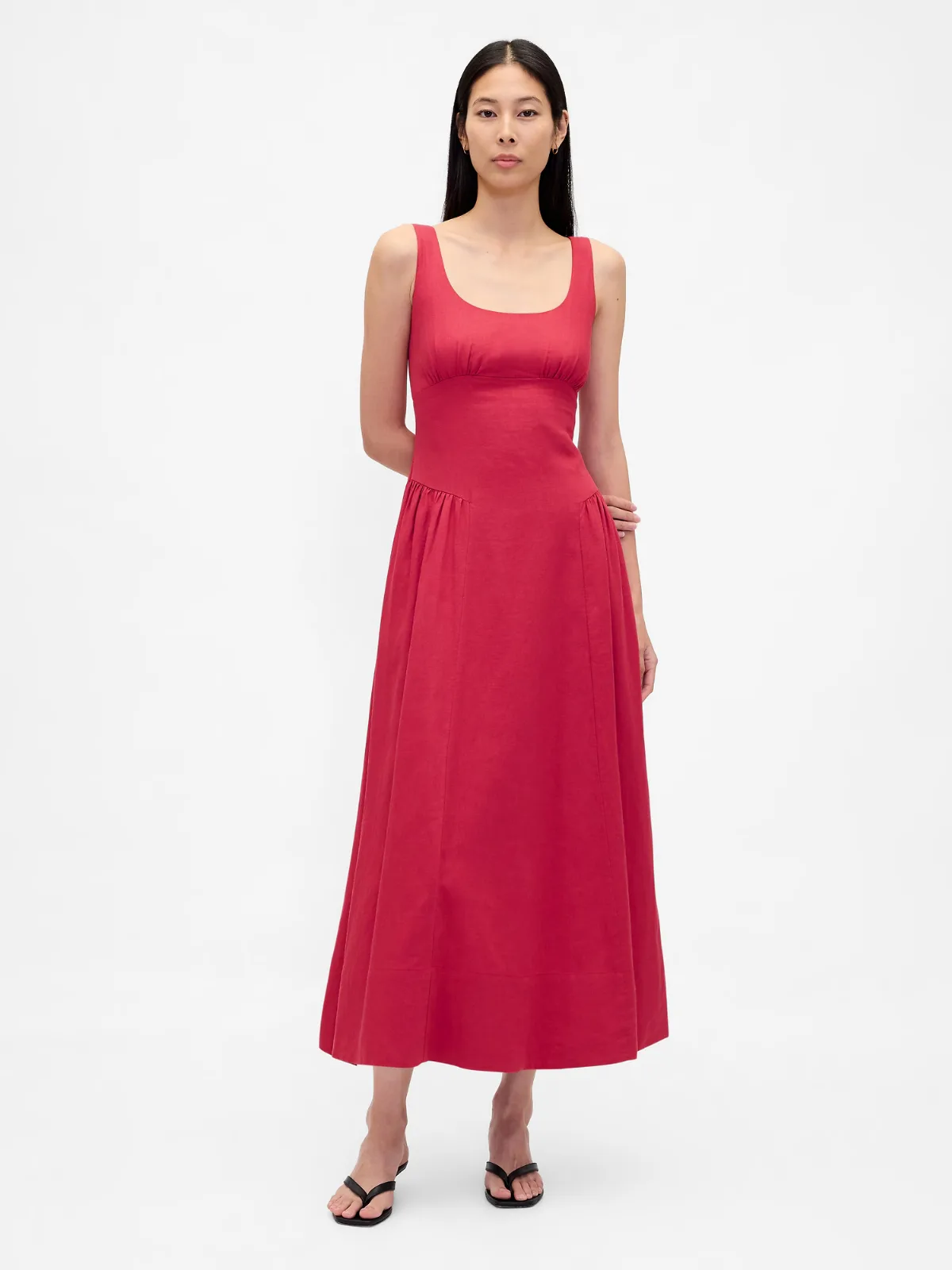 Shirred Maxi Dress by Gap