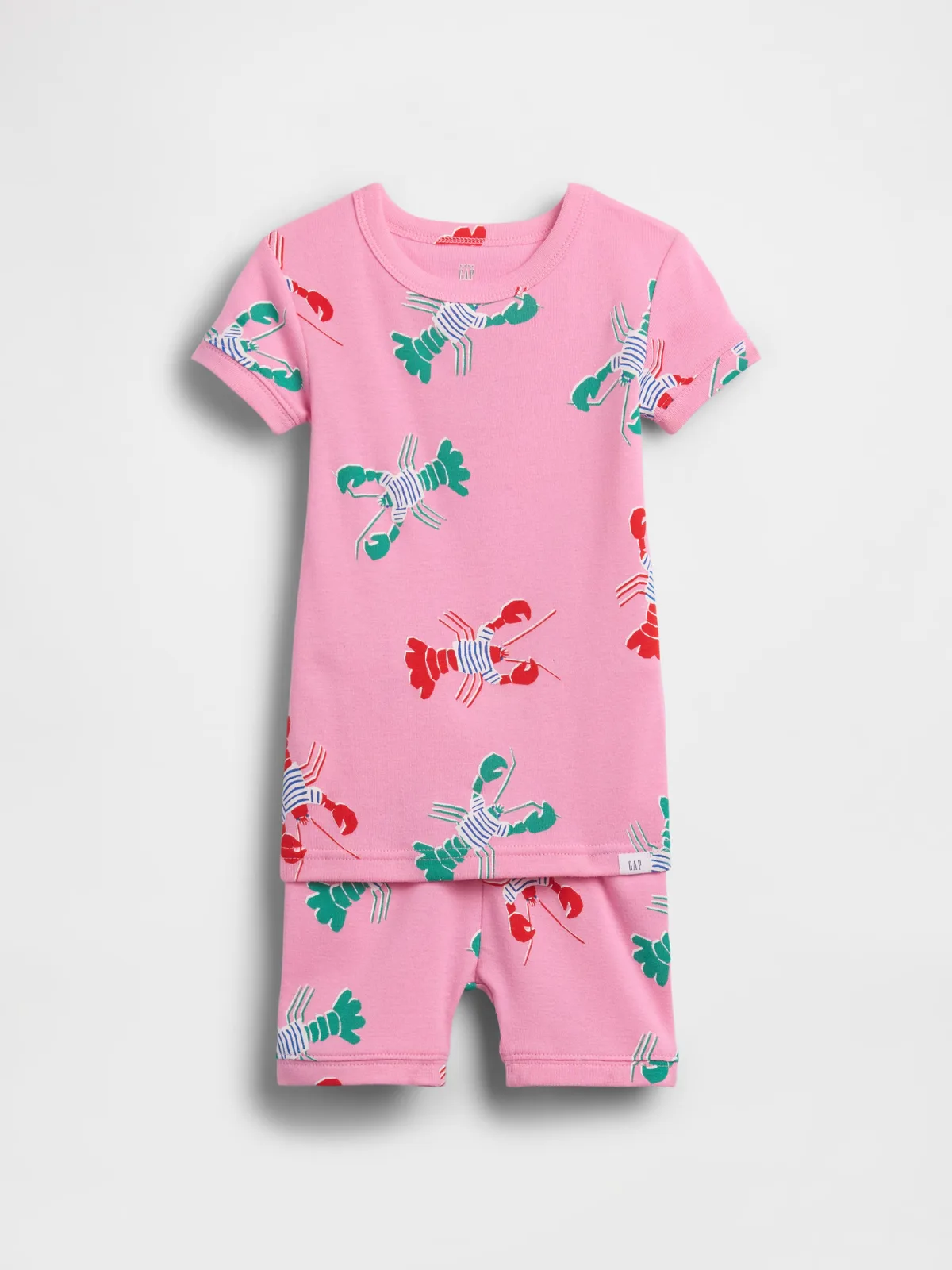 Organic Brushed Cotton Lobster PJ Short Set by Gap