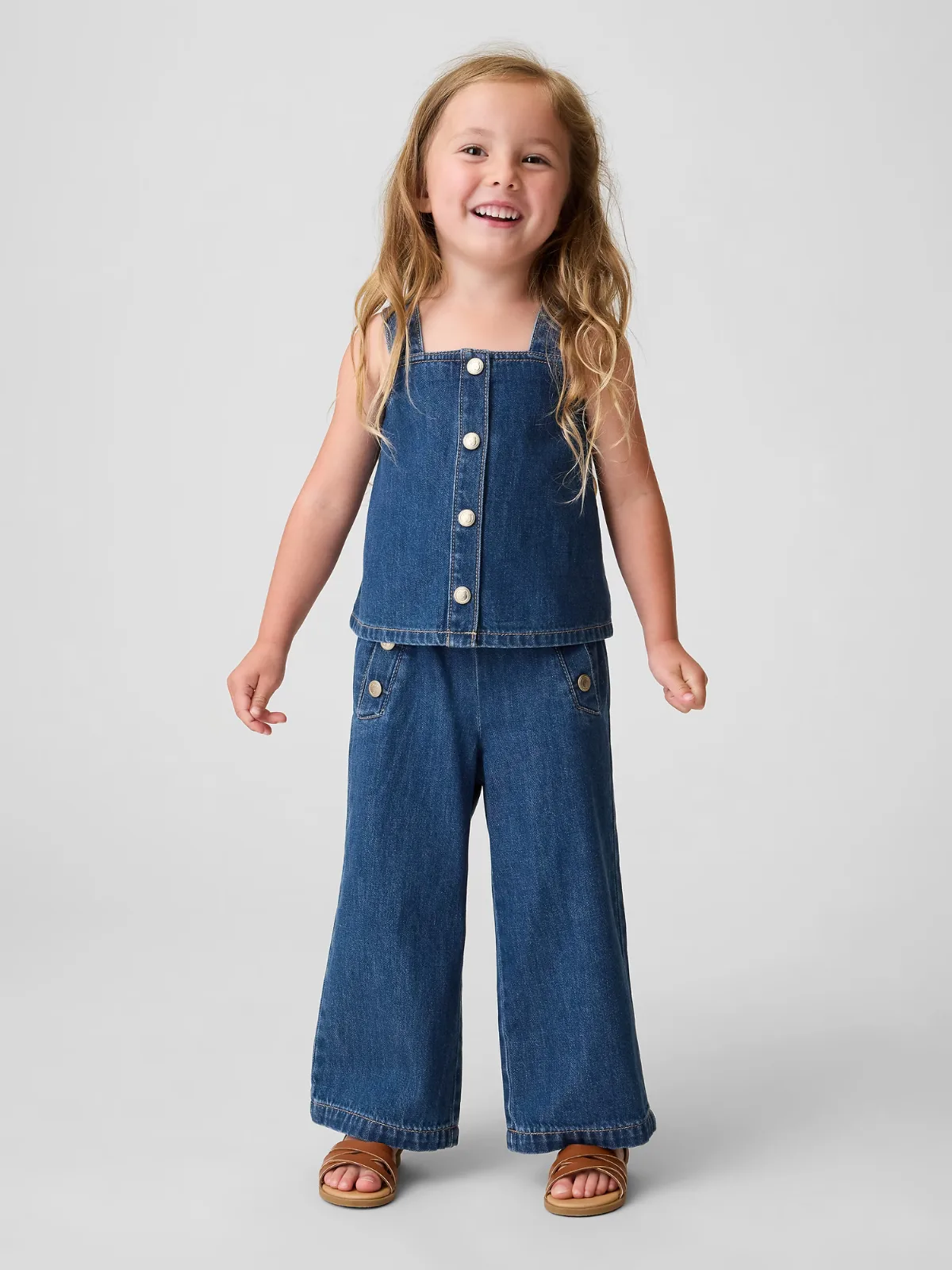 Denim Shell Tank Top by Gap