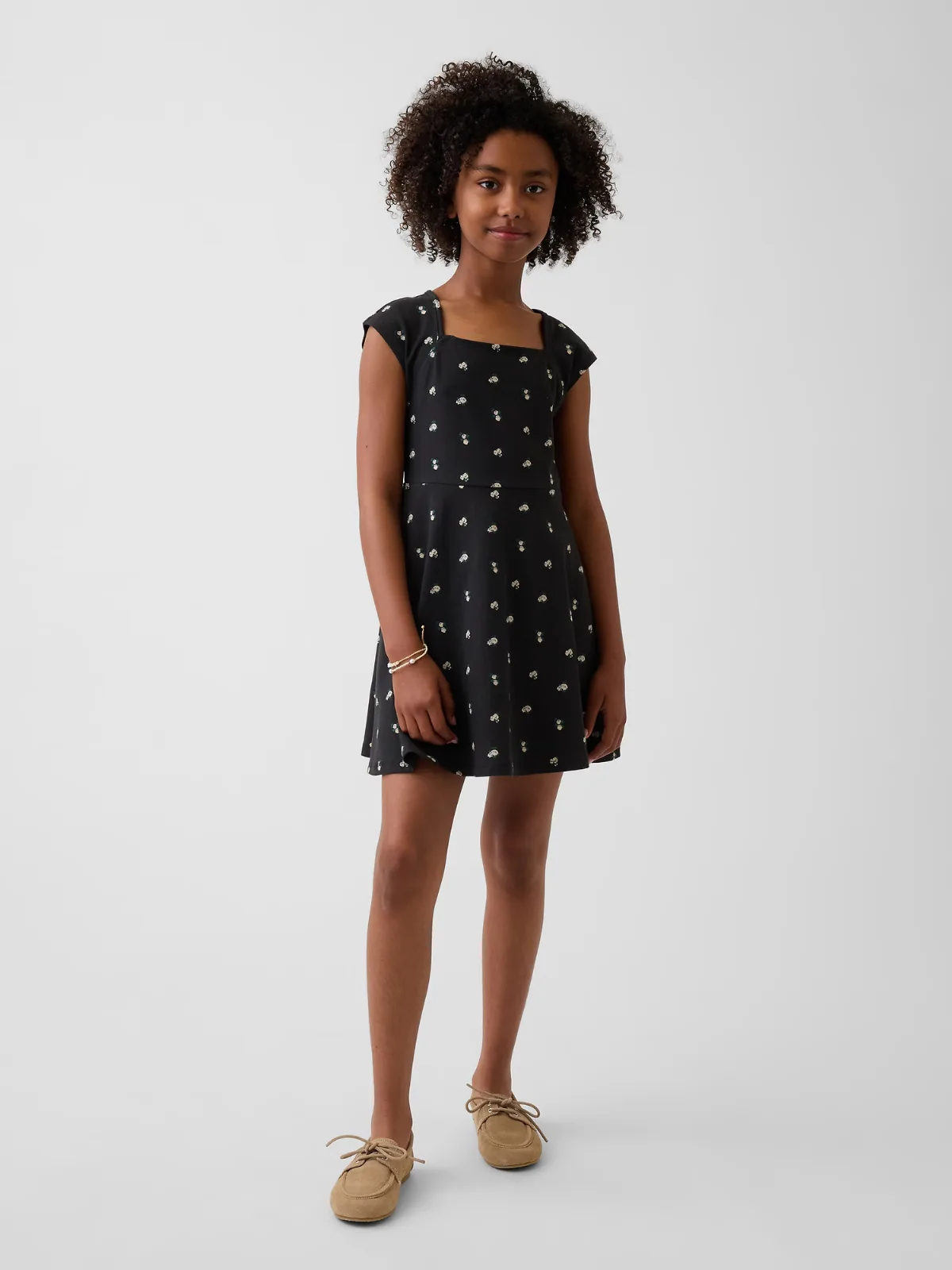Jersey Square-Neck Dress by Gap