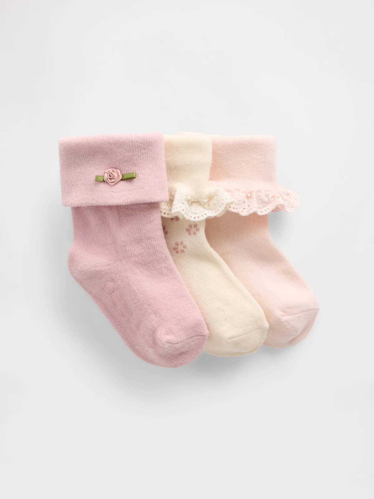 Foldover Socks (3-Pack) by Gap
