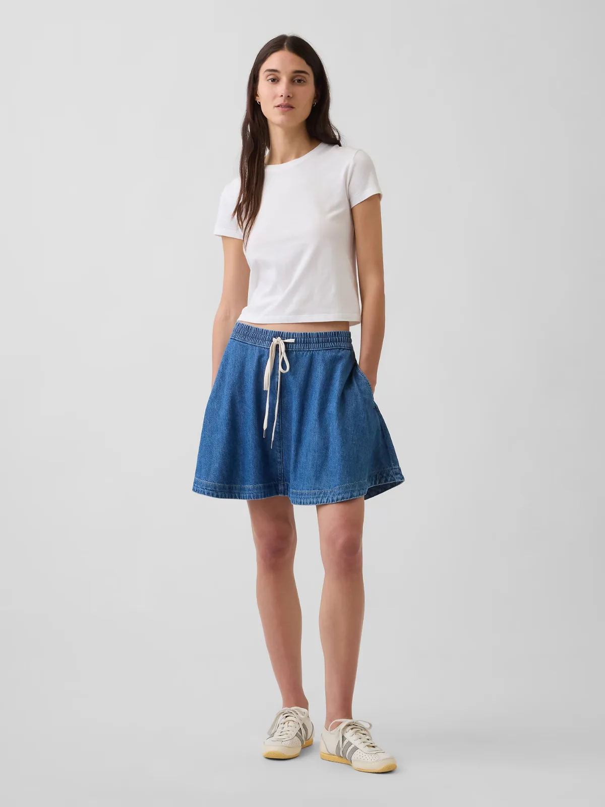 UltraSoft Denim Easy Mini Skirt by Gap