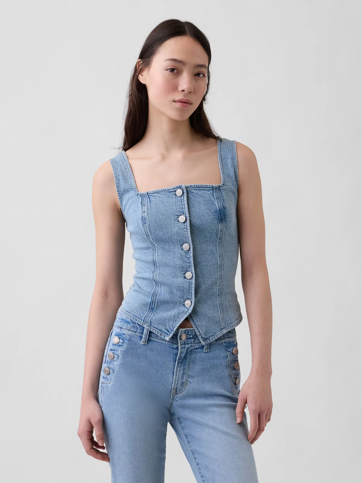 Denim Corset Top by Gap