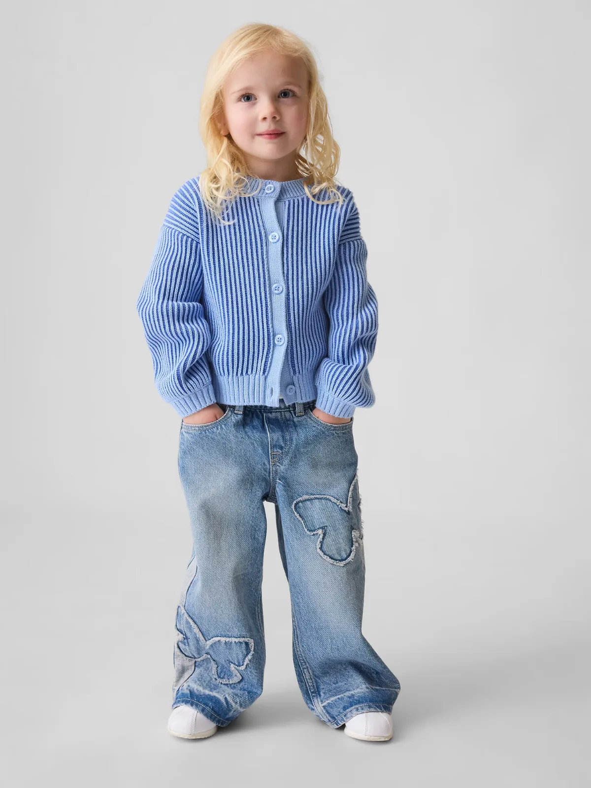 Butterfly Pull-On Baggy Jeans by Gap