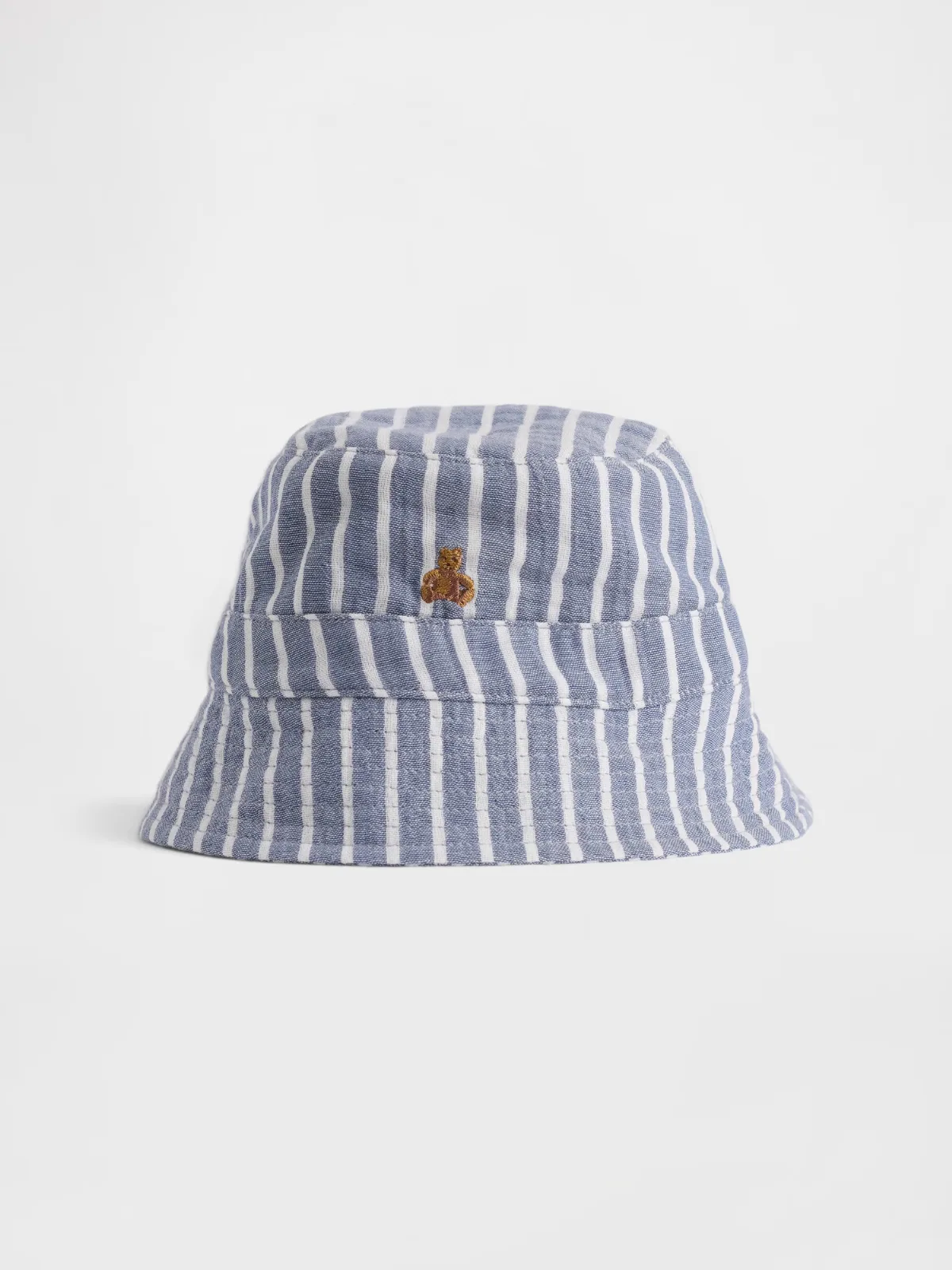 Cotton Gauze Stripe Bucket Hat by Gap