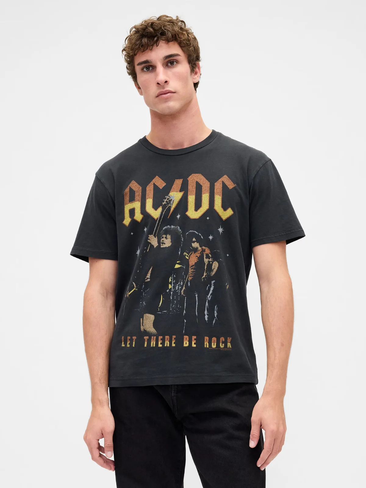 AC/DC Relaxed Graphic T-Shirt by Gap