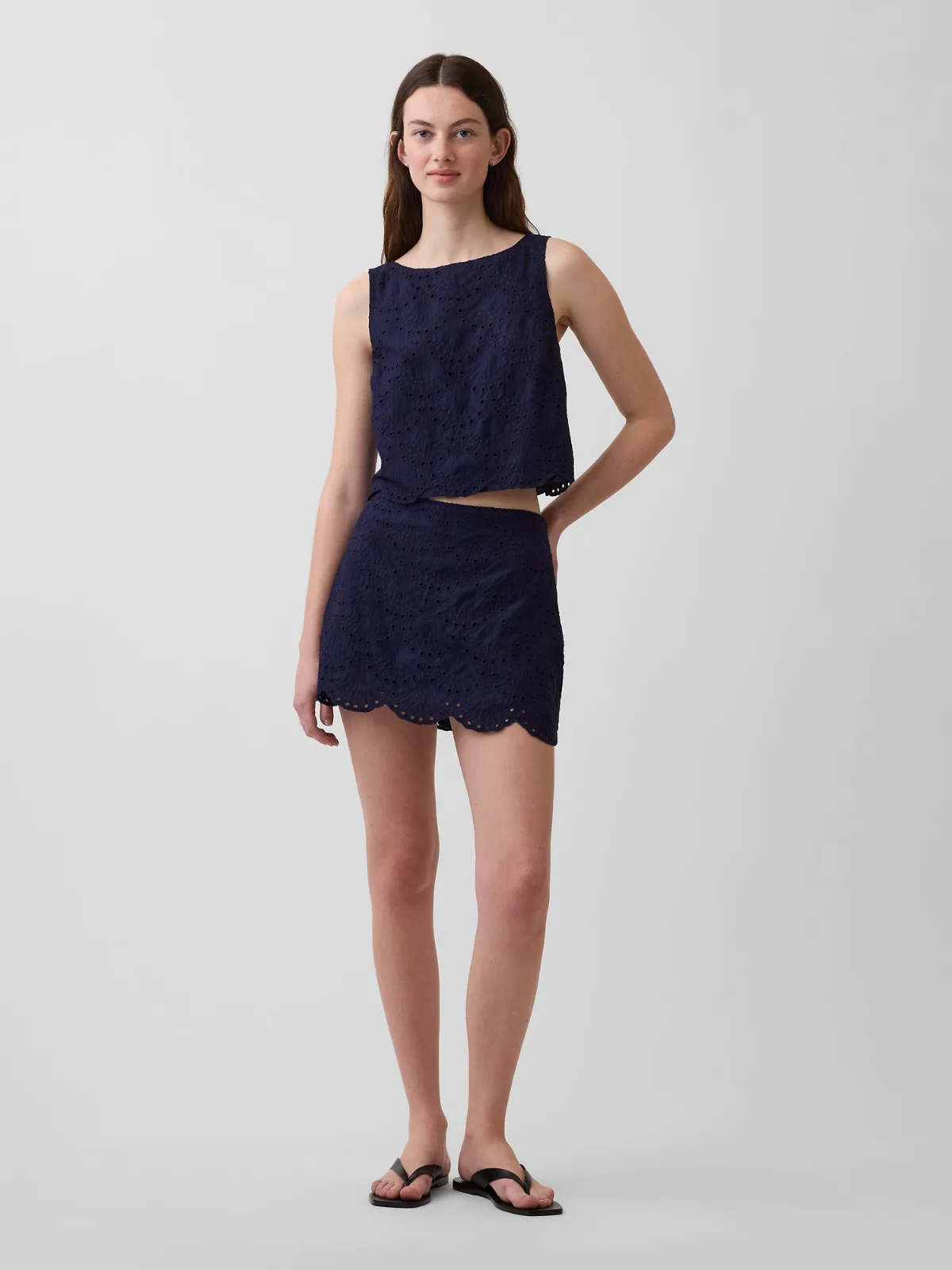 Eyelet Mini Skort by Gap
