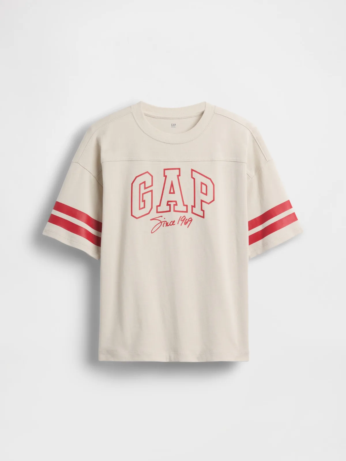 Heavyweight Oversized Logo Seam T-Shirt by Gap