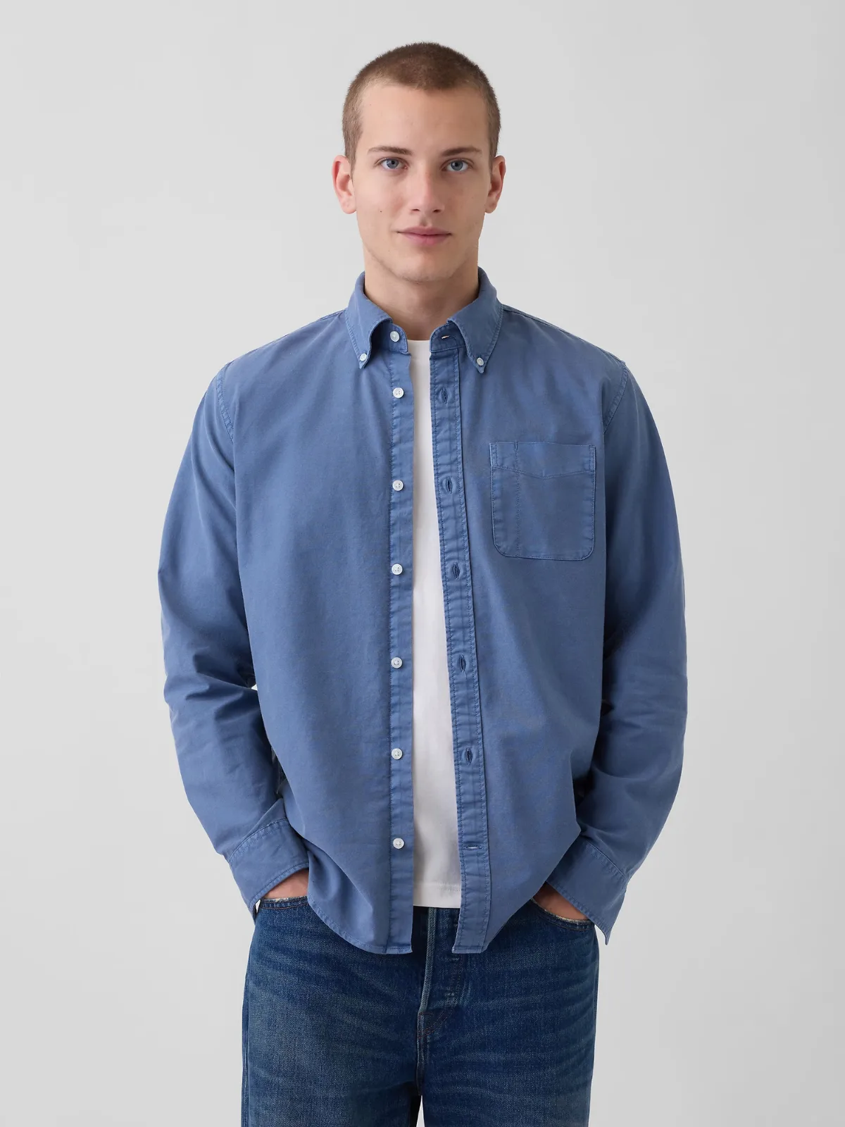 Oxford Button-Down Shirt by Gap