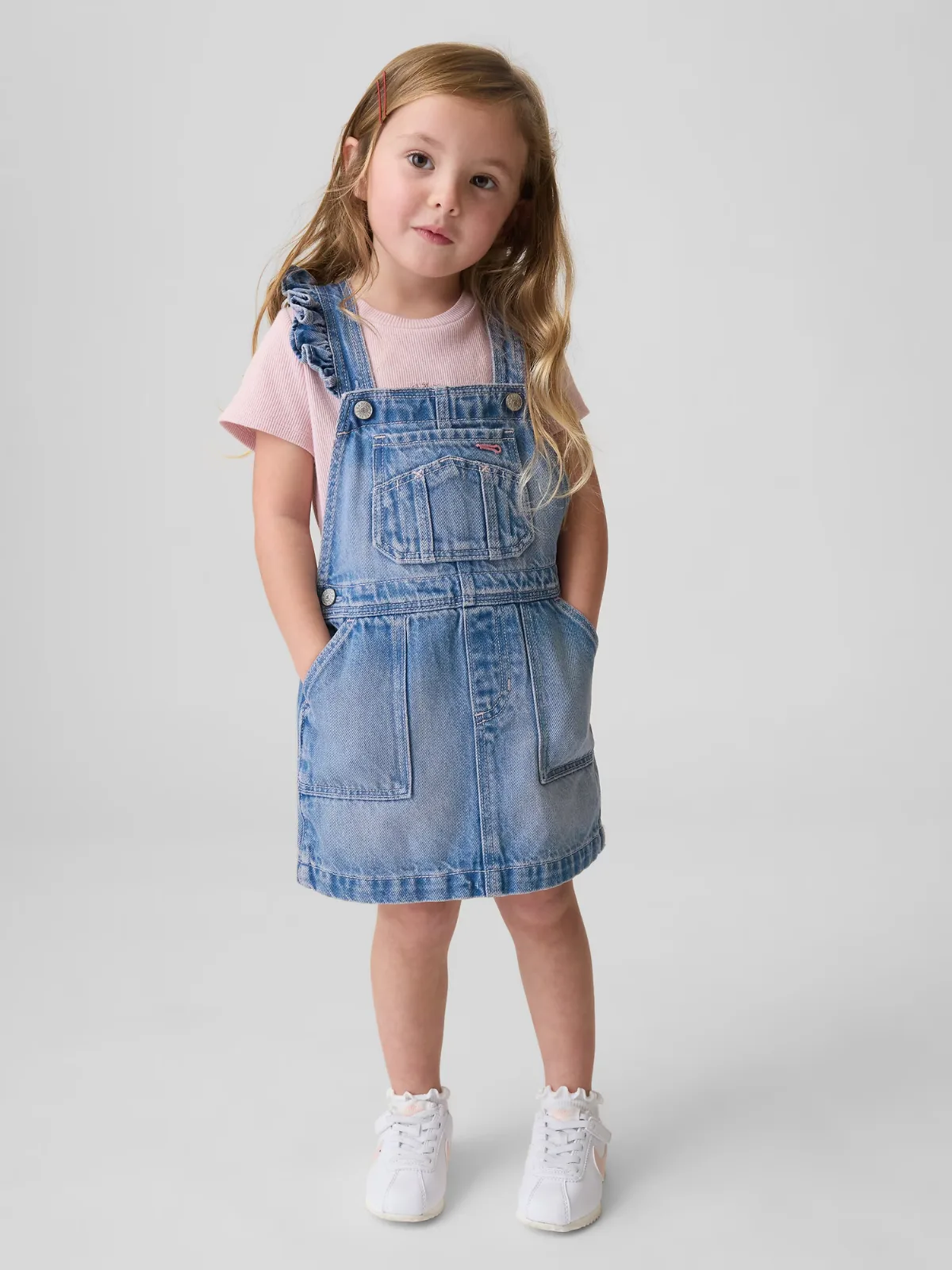 Denim Ruffle Skirtall by Gap